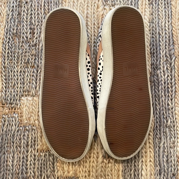 Madewell White and Pink Polka Dot Sneakers - Picture 6 of 8